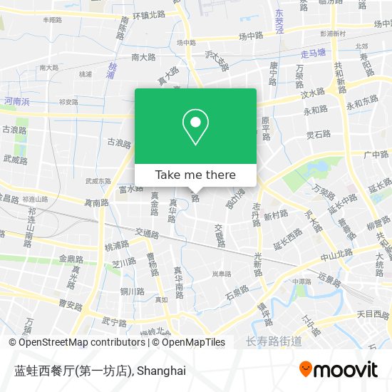 蓝蛙西餐厅(第一坊店) map