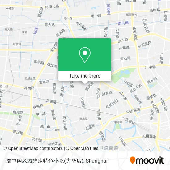 豫中园老城隍庙特色小吃(大华店) map