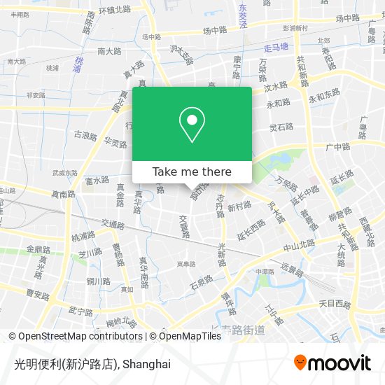 光明便利(新沪路店) map