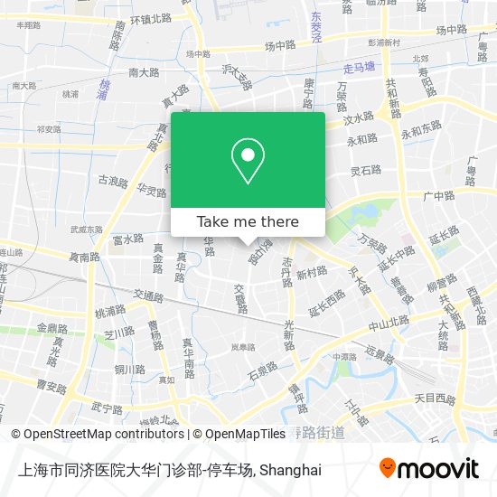 上海市同济医院大华门诊部-停车场 map