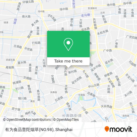 有为食品普陀烟草(NO.98) map
