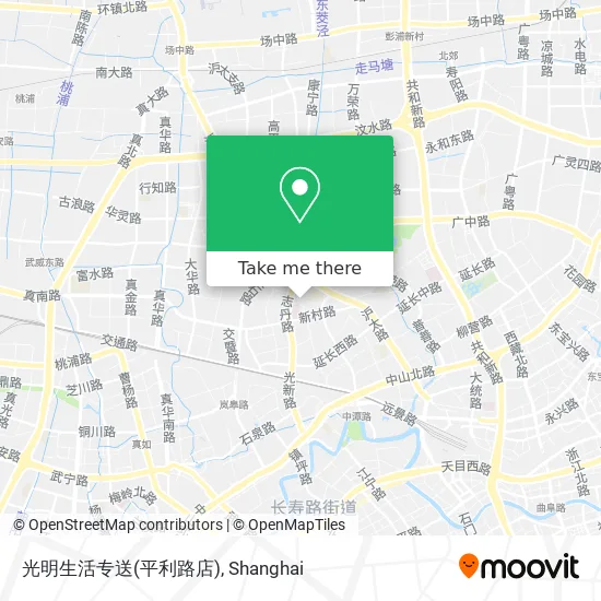 光明生活专送(平利路店) map