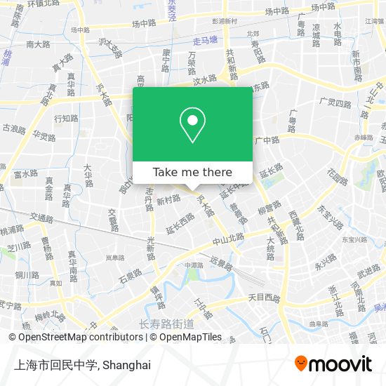 上海市回民中学 map