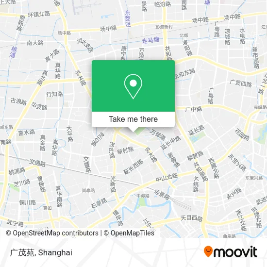 广茂苑 map