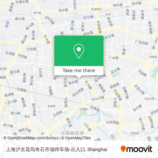 上海沪太花鸟奇石市场停车场-出入口 map