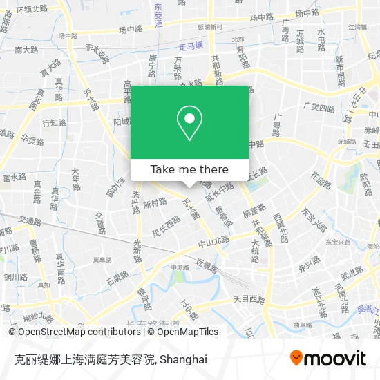 克丽缇娜上海满庭芳美容院 map