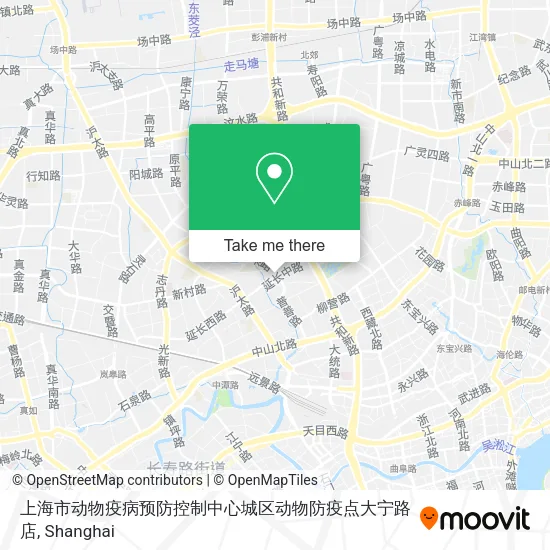 上海市动物疫病预防控制中心城区动物防疫点大宁路店 map