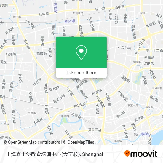 上海嘉士堡教育培训中心(大宁校) map