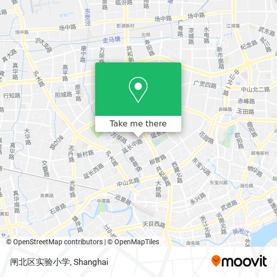 闸北区实验小学 map