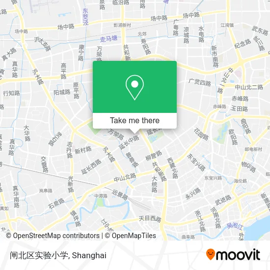 闸北区实验小学 map