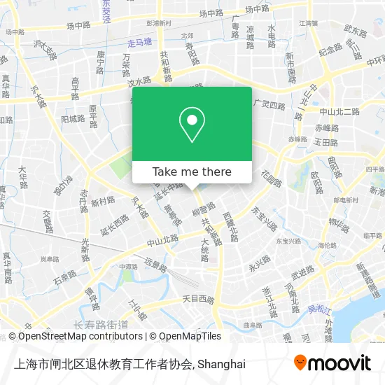 上海市闸北区退休教育工作者协会 map