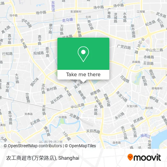 农工商超市(万荣路店) map