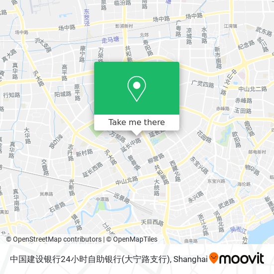 中国建设银行24小时自助银行(大宁路支行) map