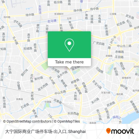 大宁国际商业广场停车场-出入口 map
