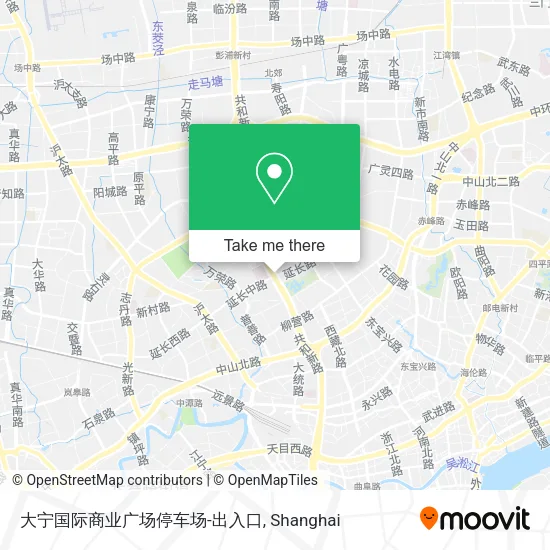 大宁国际商业广场停车场-出入口 map
