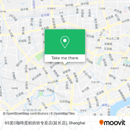 85度C咖啡蛋糕烘焙专卖店(延长店) map