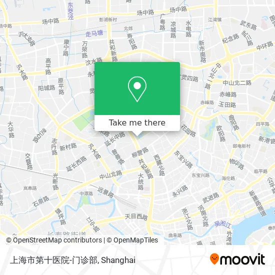 上海市第十医院-门诊部 map
