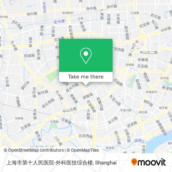 上海市第十人民医院-外科医技综合楼 map