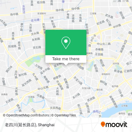 老四川(延长路店) map