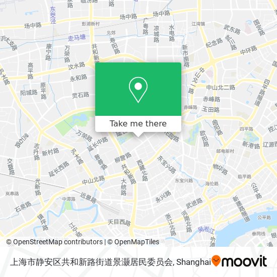 上海市静安区共和新路街道景灏居民委员会 map