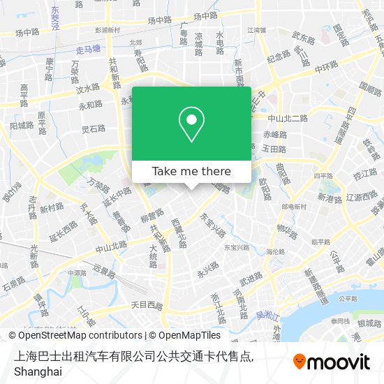 上海巴士出租汽车有限公司公共交通卡代售点 map