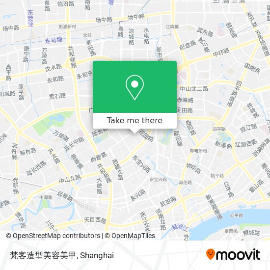 梵客造型美容美甲 map