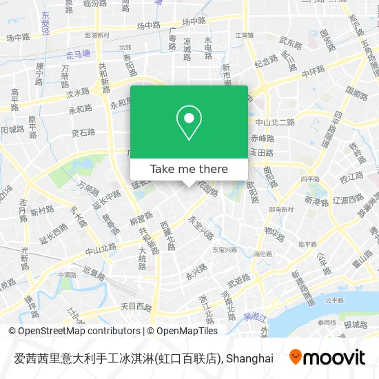 爱茜茜里意大利手工冰淇淋(虹口百联店) map
