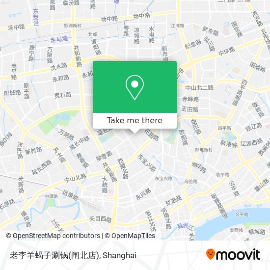 老李羊蝎子涮锅(闸北店) map