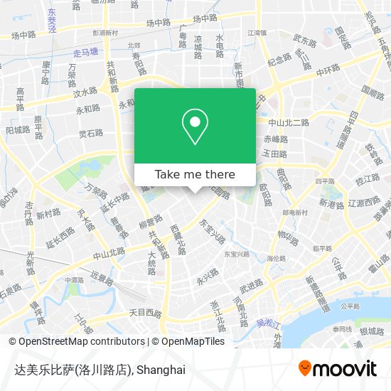 达美乐比萨(洛川路店) map