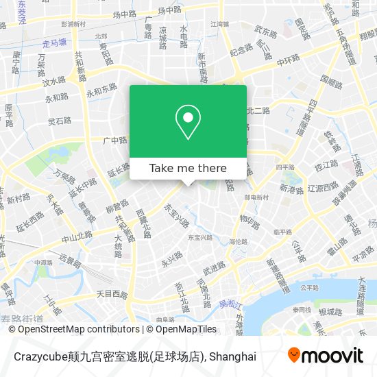 Crazycube颠九宫密室逃脱(足球场店) map