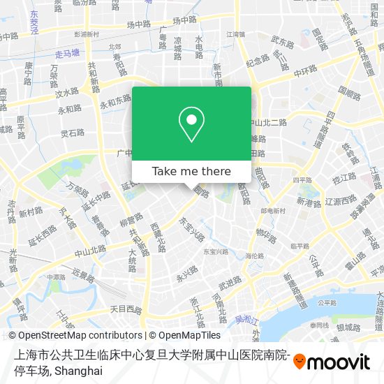 上海市公共卫生临床中心复旦大学附属中山医院南院-停车场 map