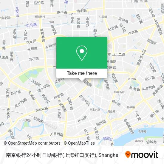 南京银行24小时自助银行(上海虹口支行) map