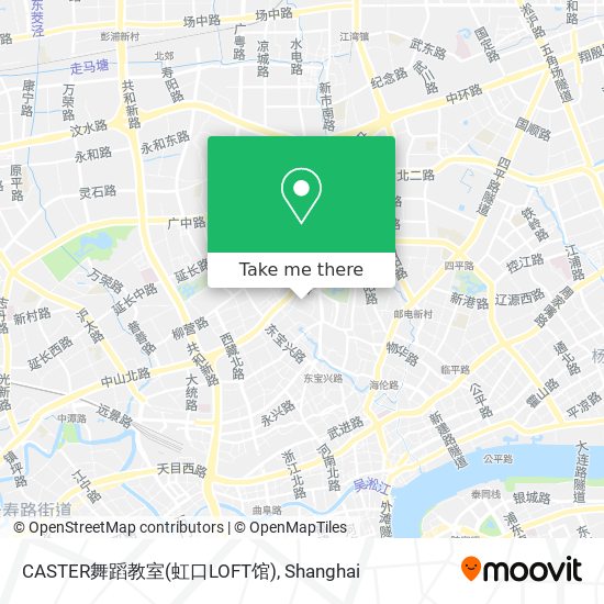 CASTER舞蹈教室(虹口LOFT馆) map