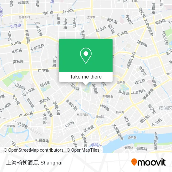 上海翰朝酒店 map