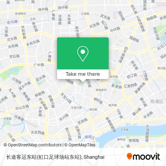 长途客运东站(虹口足球场站东站) map