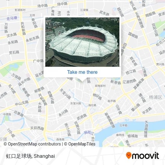 虹口足球场 map
