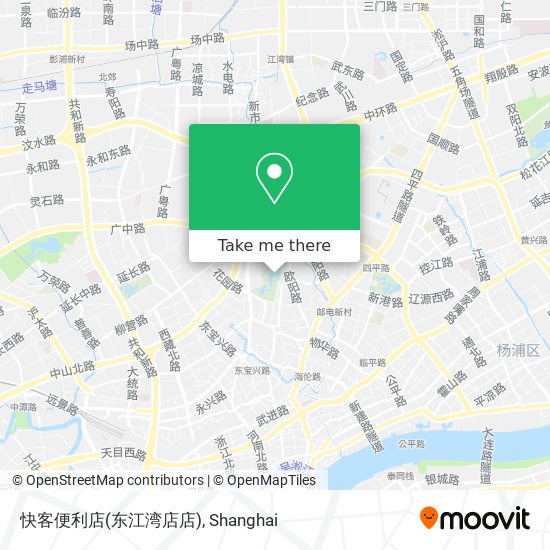 快客便利店(东江湾店店) map