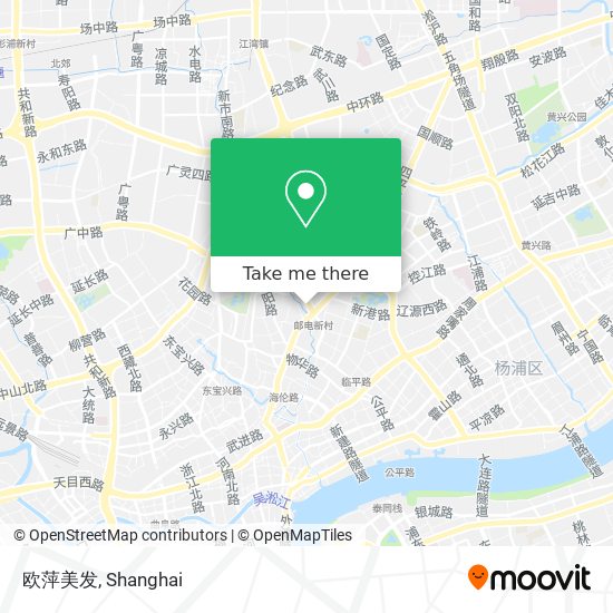 欧萍美发 map