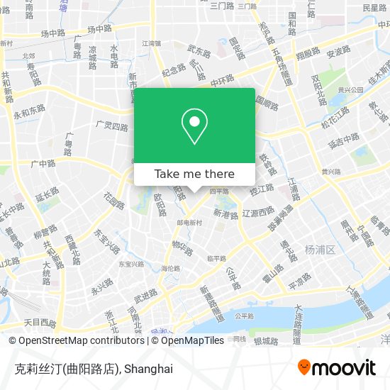 克莉丝汀(曲阳路店) map