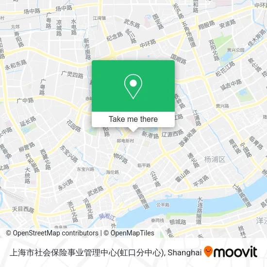 上海市社会保险事业管理中心(虹口分中心) map