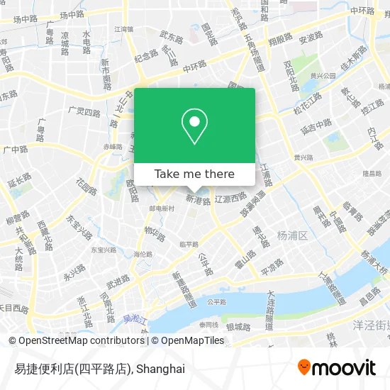 易捷便利店(四平路店) map