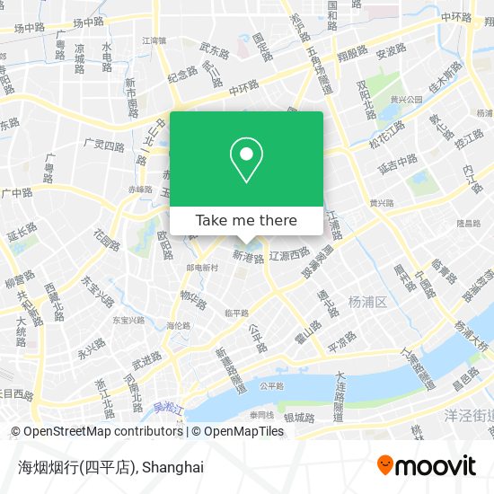 海烟烟行(四平店) map