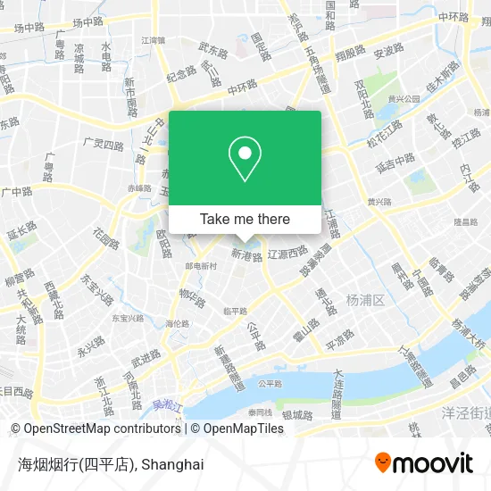 海烟烟行(四平店) map