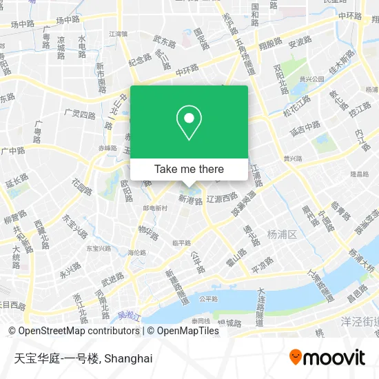 天宝华庭-一号楼 map