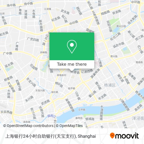 上海银行24小时自助银行(天宝支行) map