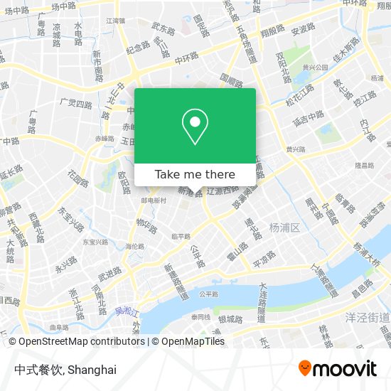 中式餐饮 map