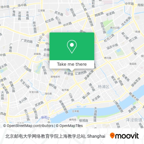 北京邮电大学网络教育学院上海教学总站 map