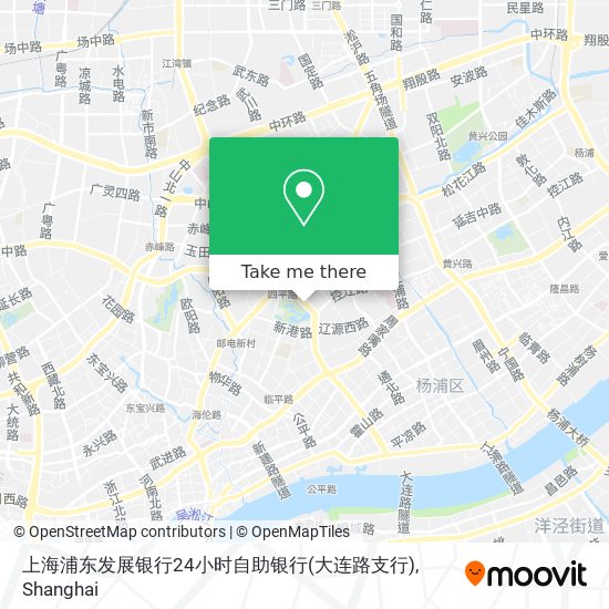 上海浦东发展银行24小时自助银行(大连路支行) map