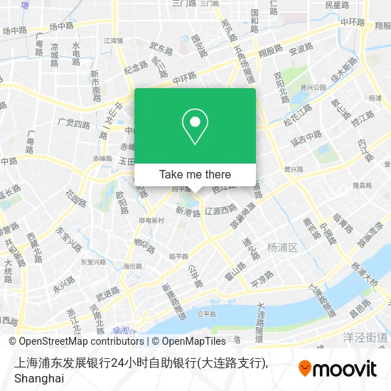 上海浦东发展银行24小时自助银行(大连路支行) map