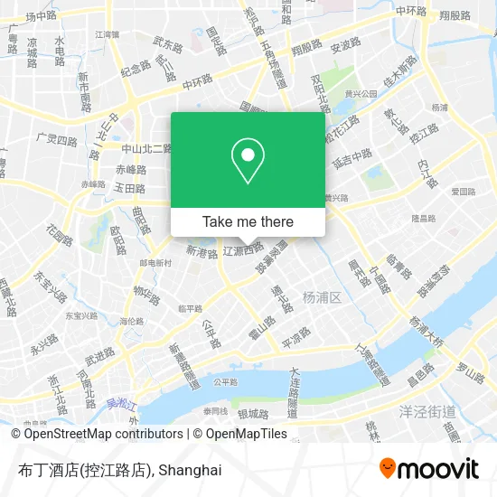 布丁酒店(控江路店) map